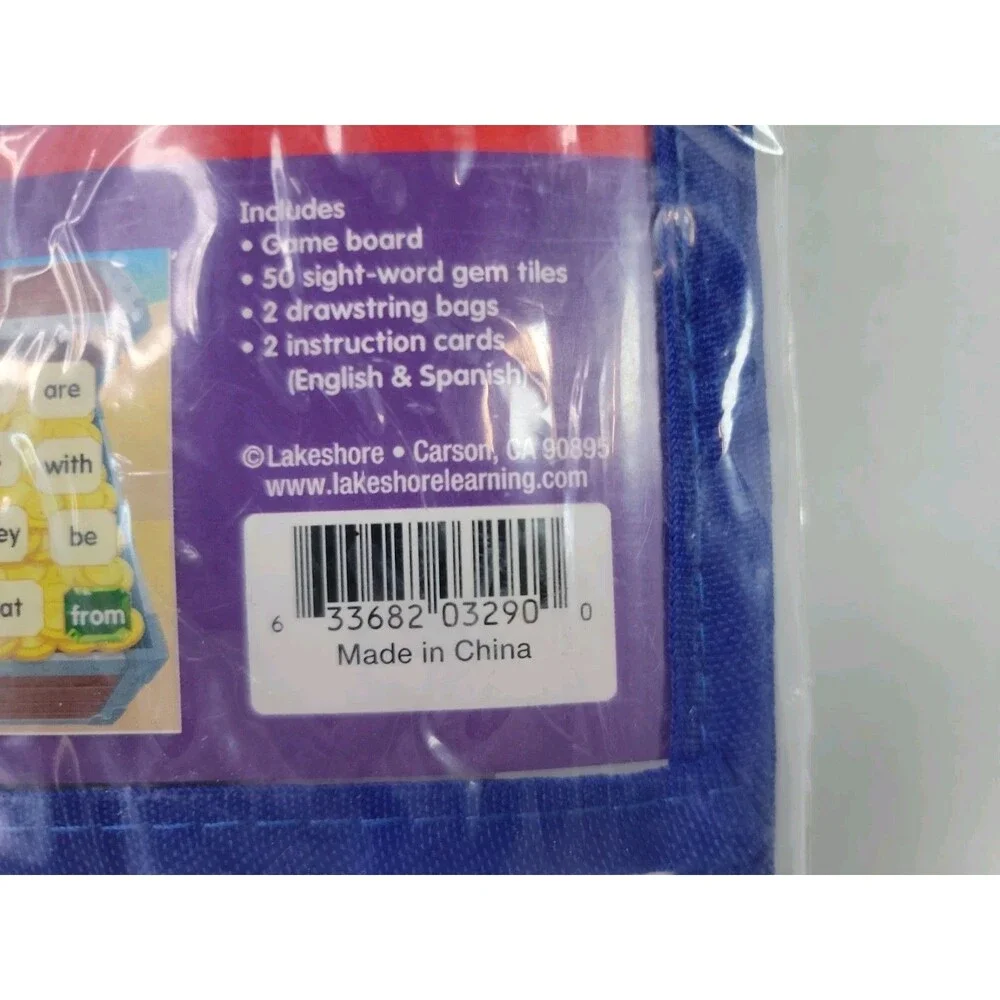 Lakeshore Family Engagement Language Pack Sight-Words Game GG642 Ages 3+